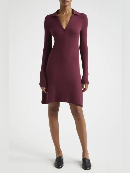 ATM Anthony Thomas Melillo Dresses & Skirts - ATM Anthony Thomas Melillo Rib Knit Long Sleeve Dress Size XS